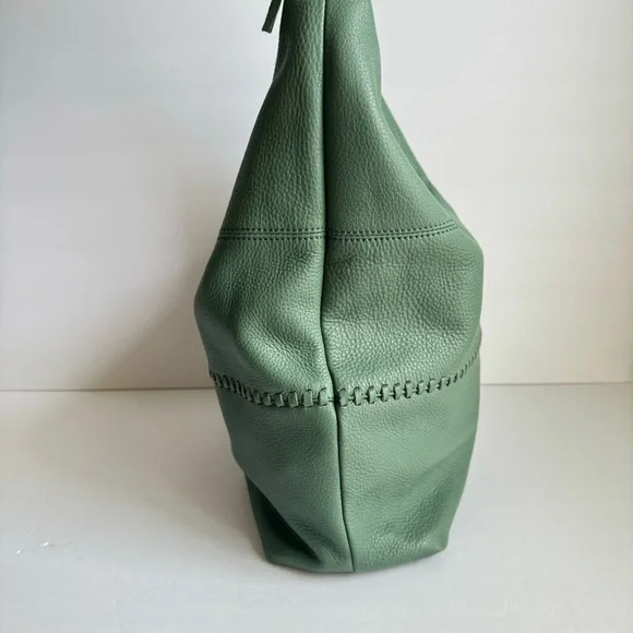 HOBO Entwine Bag Shoulder Purse Slouchy Leather Meadow Sage Green Casual Sheila - Picture 7 of 13